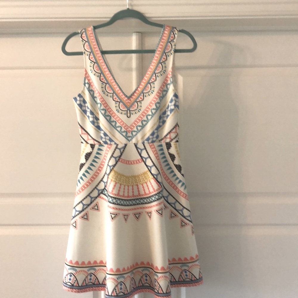 Flying Tomato scuba fit and flare dress